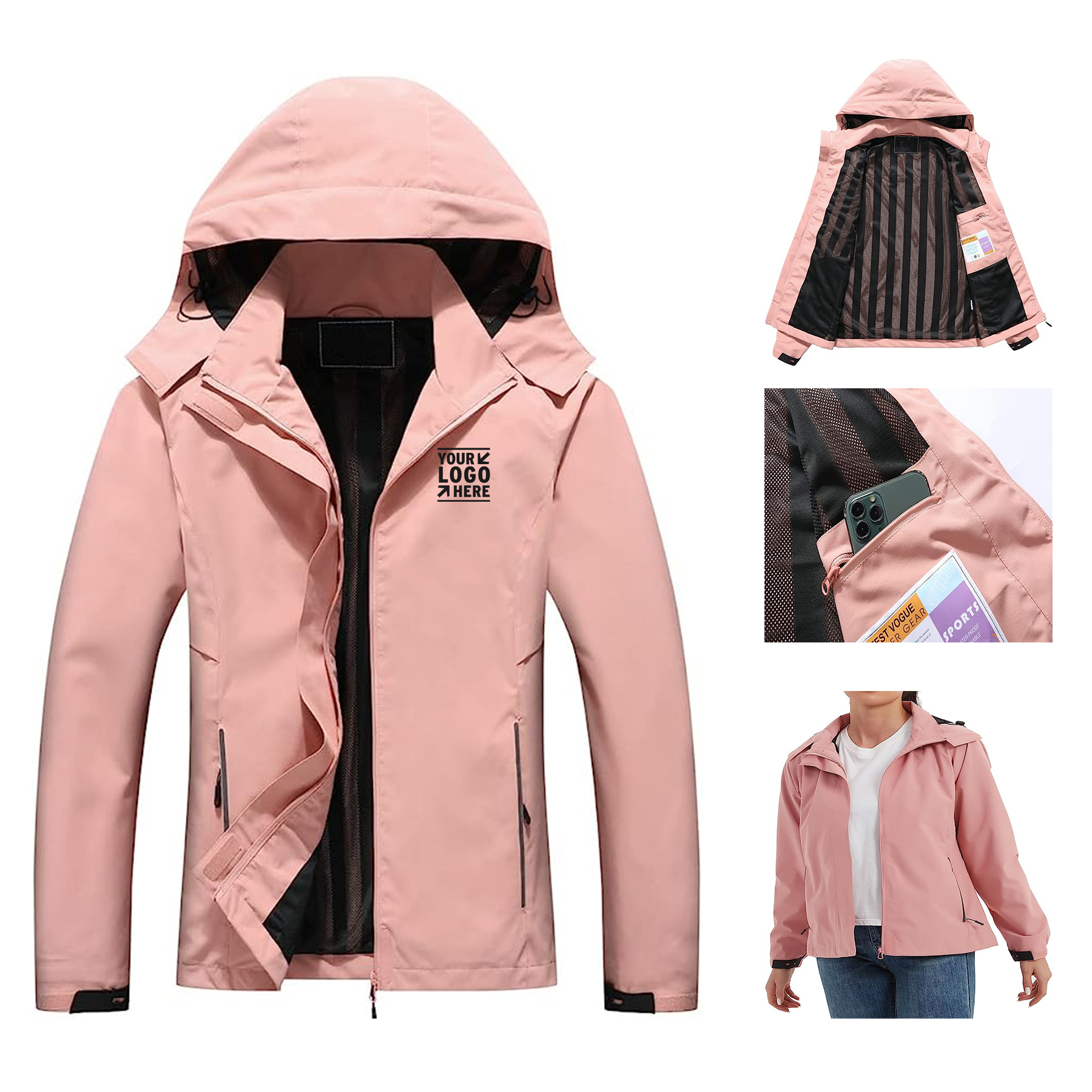 Women's Waterproof Rain Jacket