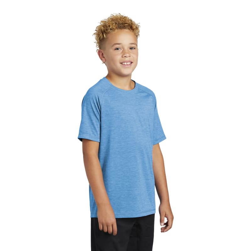 Sport-Tek Youth PosiCharge Tri-Blend Wicking Raglan Tee. 7