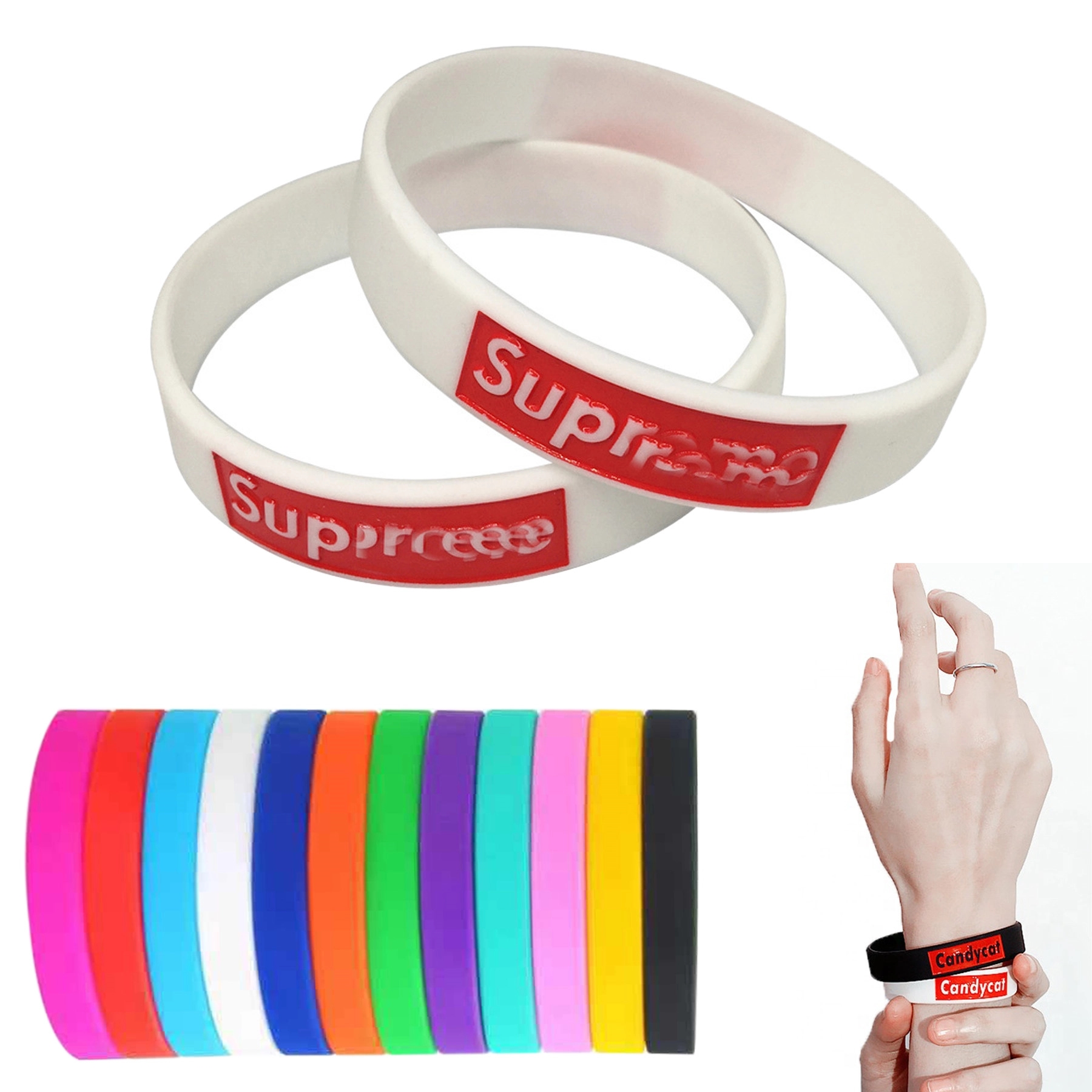 Custom Printed Silicone Wristbands 2