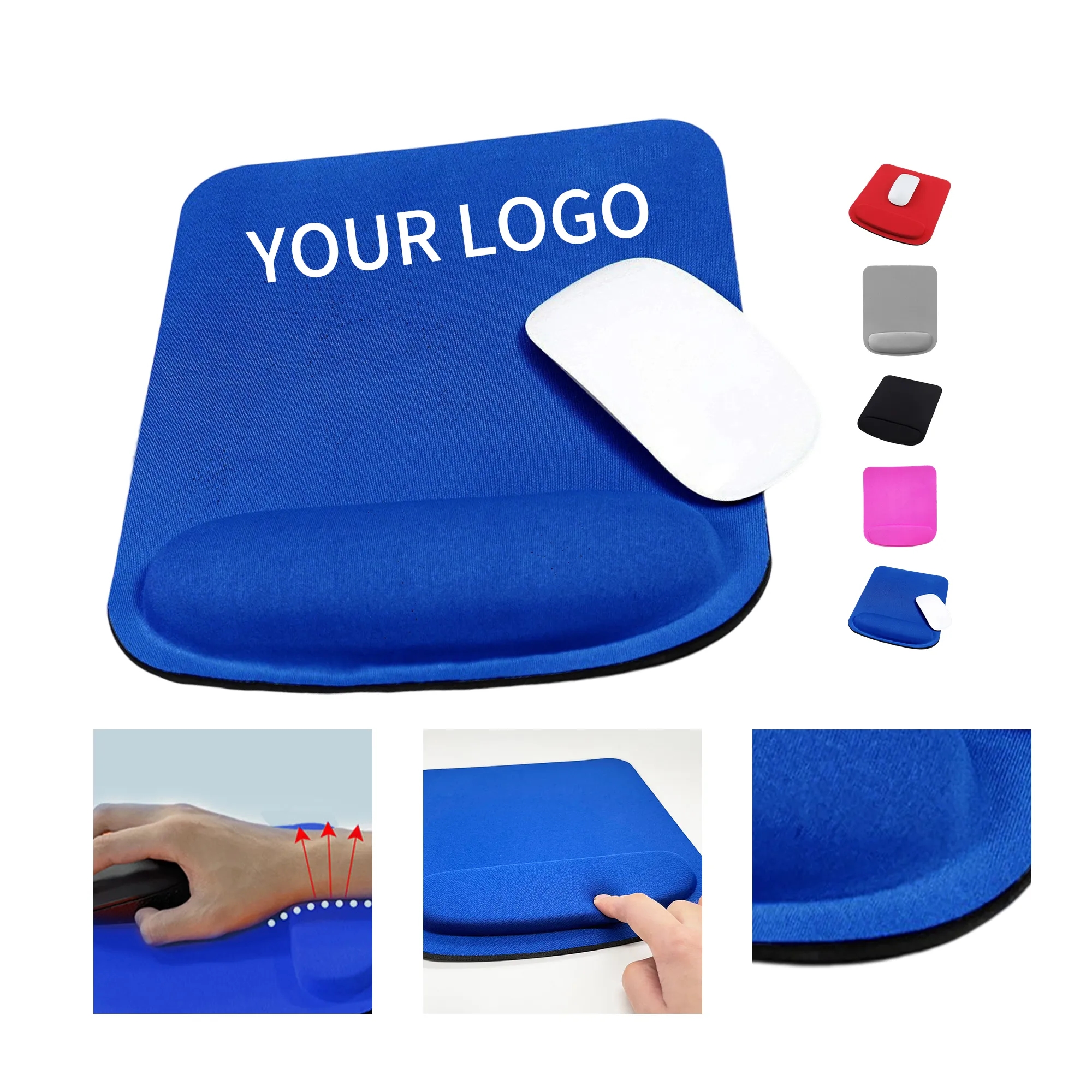 Ergonomic Mouse Pad with Wrist Support for Comfort and Preci 8