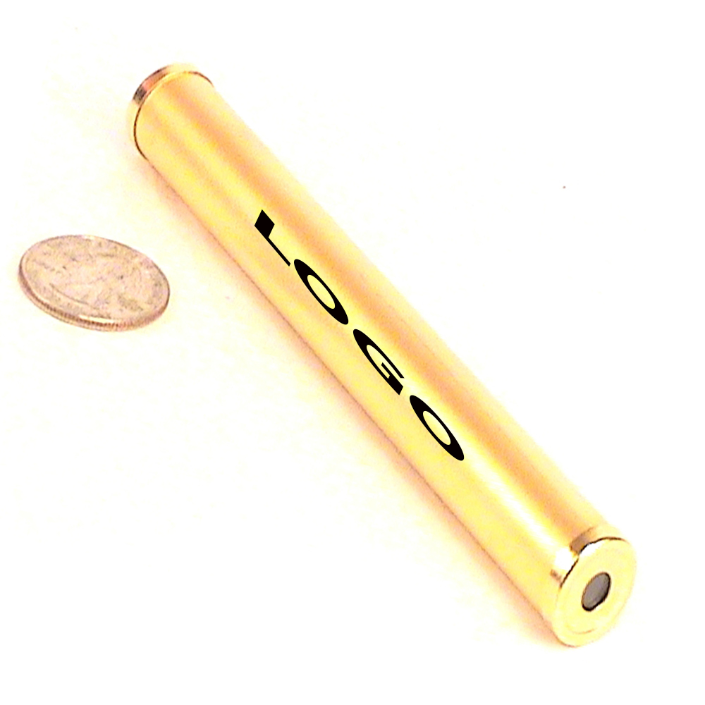 Brushed Brass Pocket Kaleidoscope with Black Gift Pouch 4