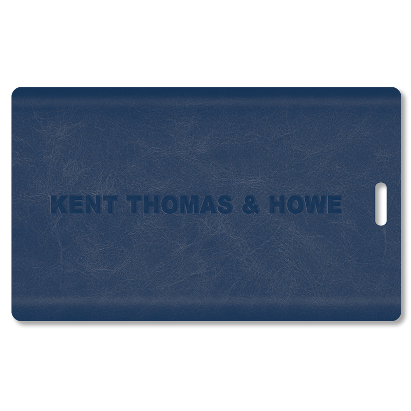 Luggage Tag Paneled Back For Writing, Large 1