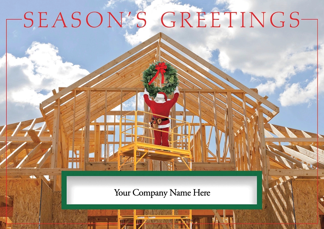 Carefully Crafted Contractor & Builder Holiday Cards 1