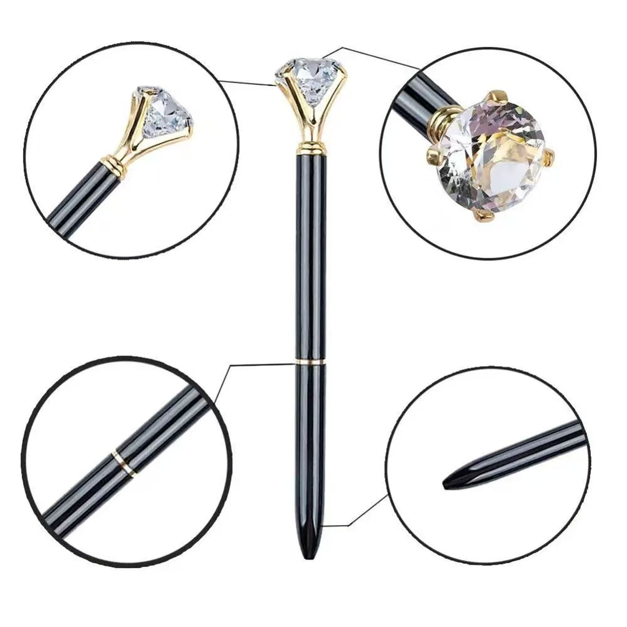Luxury Diamond Crystal Ballpoint Pen, Metal Body for Precision 2