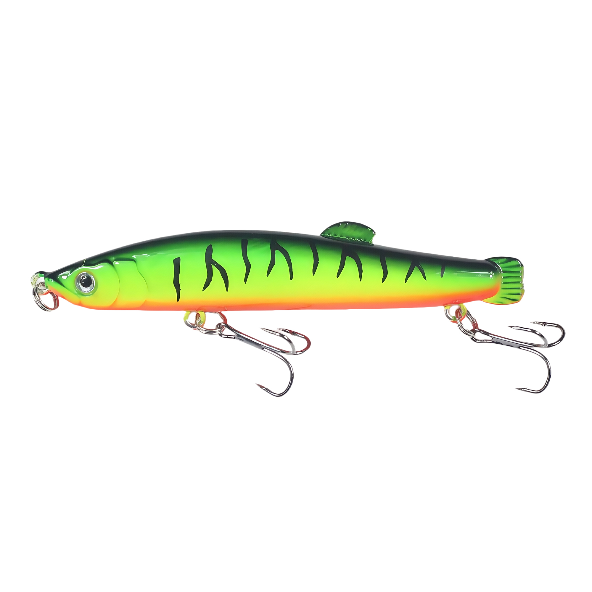 11.5g 3.54" Sinking Pencil Lure with Treble Hooks, Blood Groove, Long Cast, Hard Bait 5