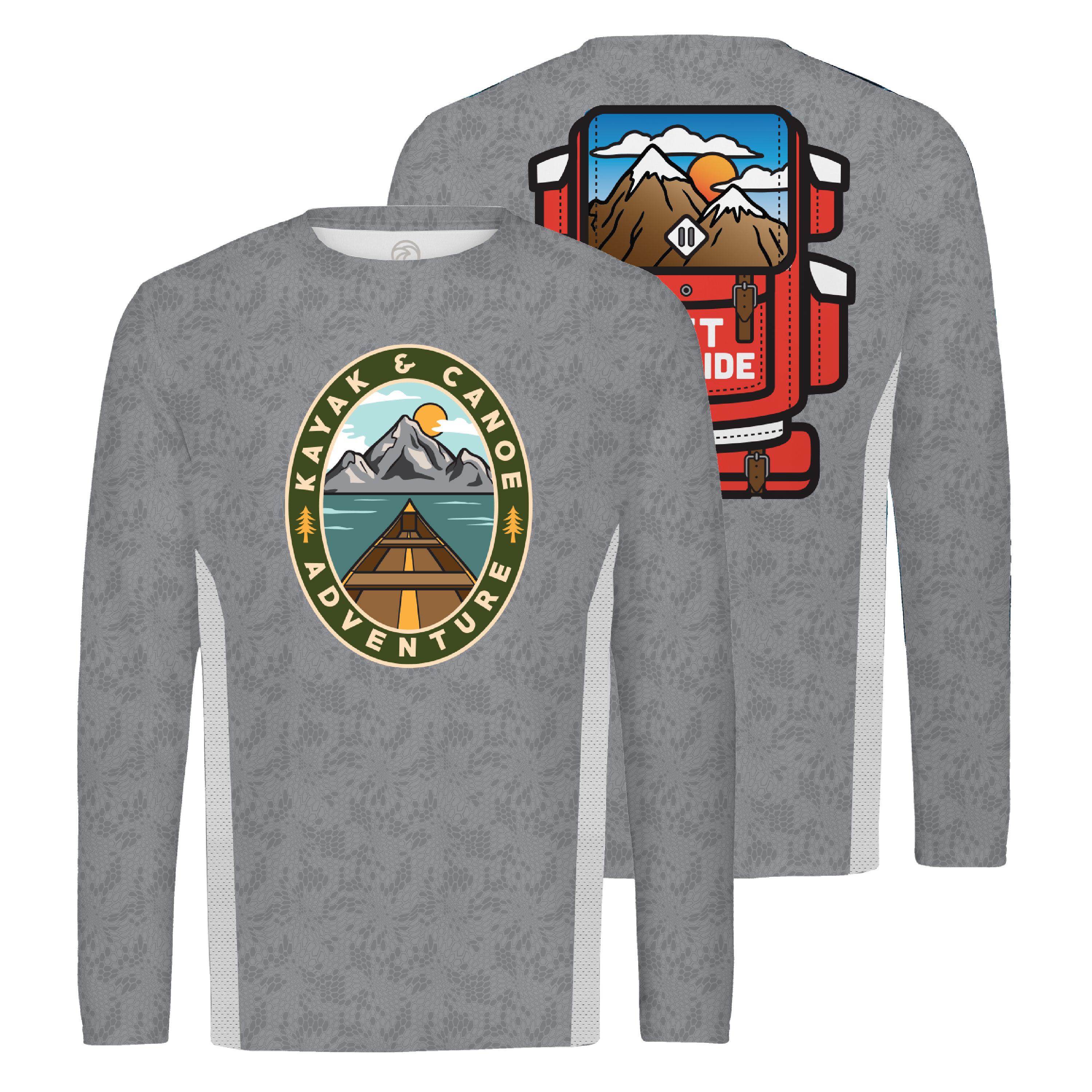 Vapor Apparel Full Sublimation Men's Lightweight Long Sleeve Shirt with Mesh Panels 2
