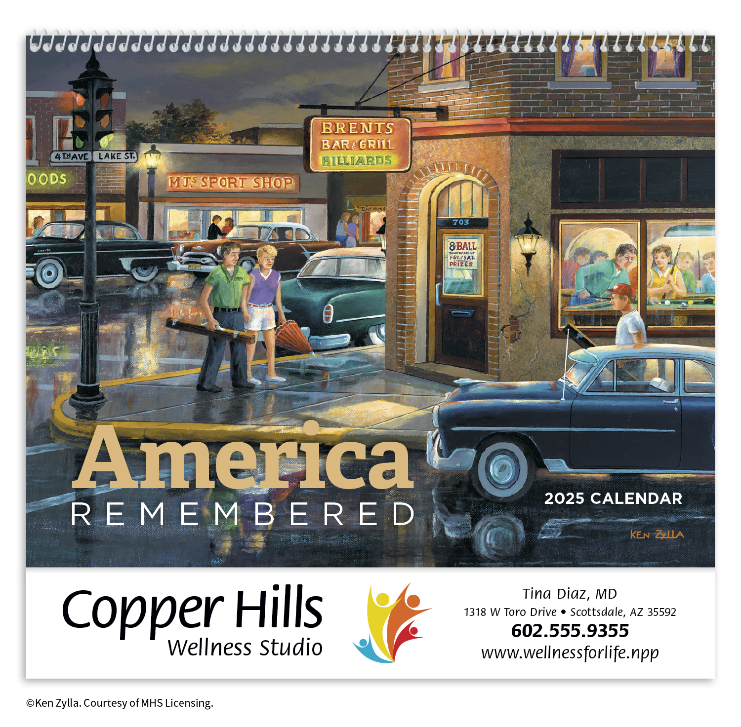 HotLine® Products America Remembered Appointment Calendar - Spiral 20