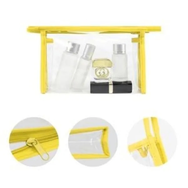 Clear Travel Security Toiletry Pouch 1