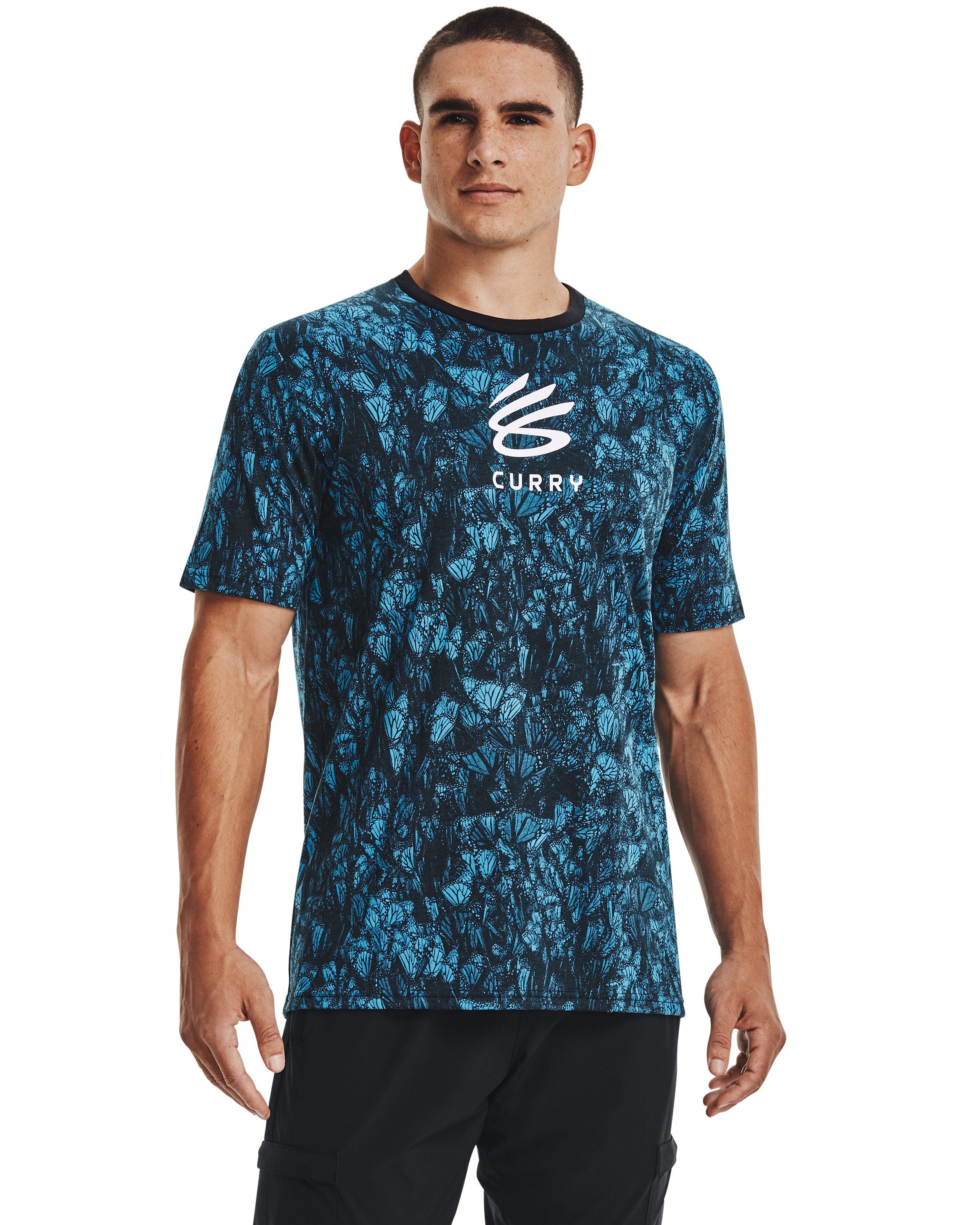 Men's Curry UNDRTD Splash T-Shirt 4