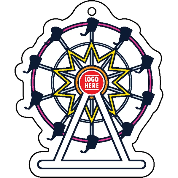 Stock Shape Acrylic Key Tag