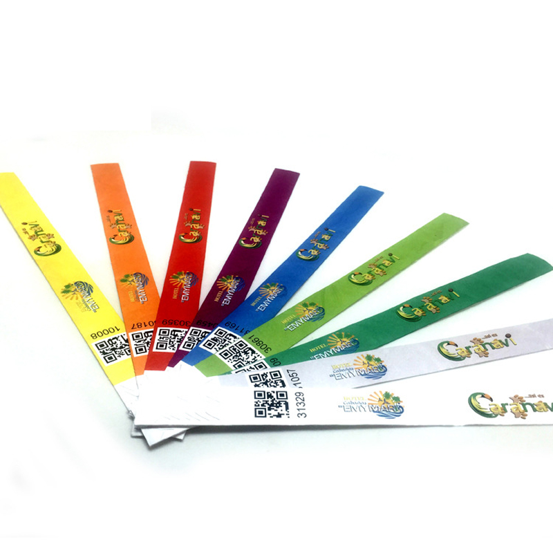 Custom Tyvek Paper Wristbands for Events 6