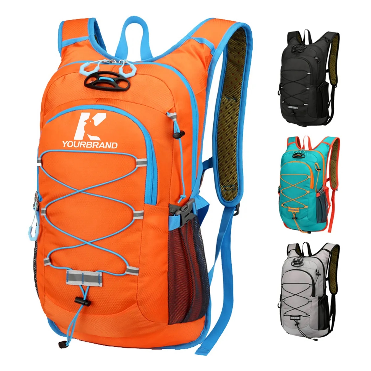 Lightweight sports backpack with spine support 1