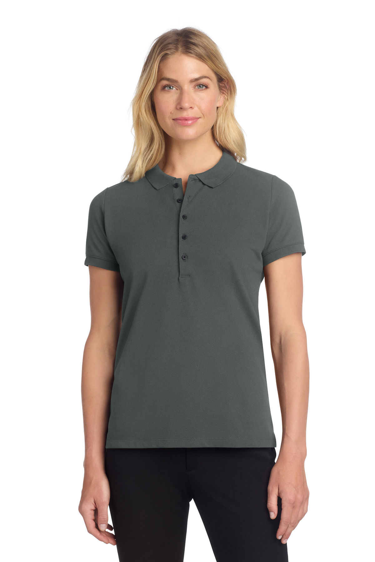 Mercer+Mettle Women's Stretch Heavyweight Pique Polo MM1001 33