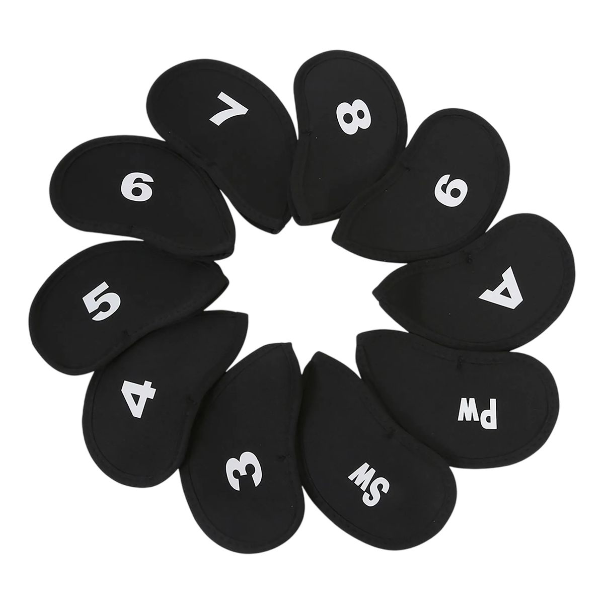 Protective Golf Club Covers 11 Piece Fabric Set 3