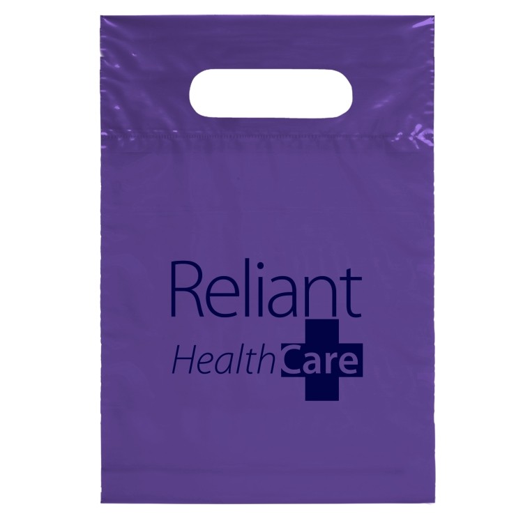 Die Cut Handle Bag - 7W x 10 1/2H - Flexo Ink Print 26