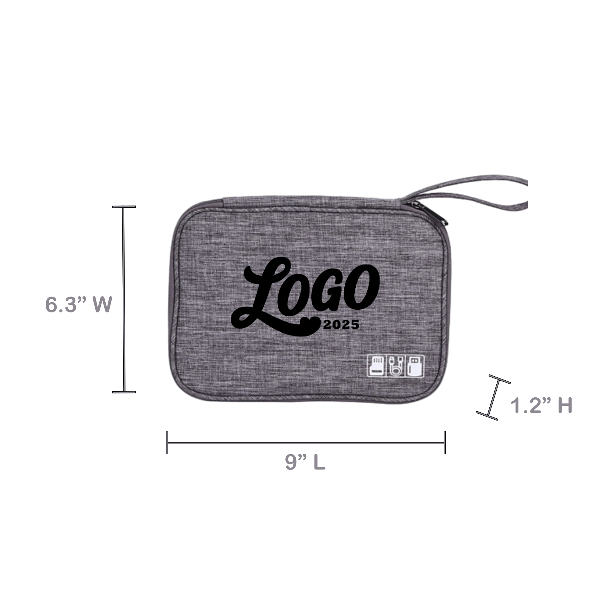 Colorful Portable Electronic Accessories Bag 2