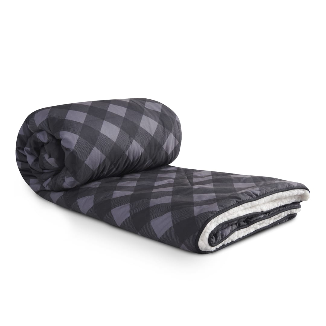 High Sierra Roll-Up Puffy Sherpa Blanket 56