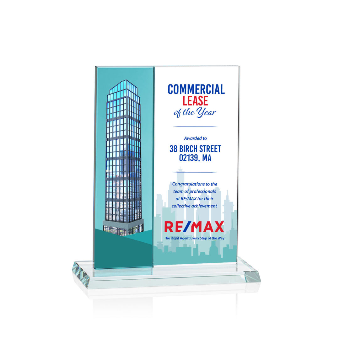 Composite Vertical VividPrint™ Award - Teal 5