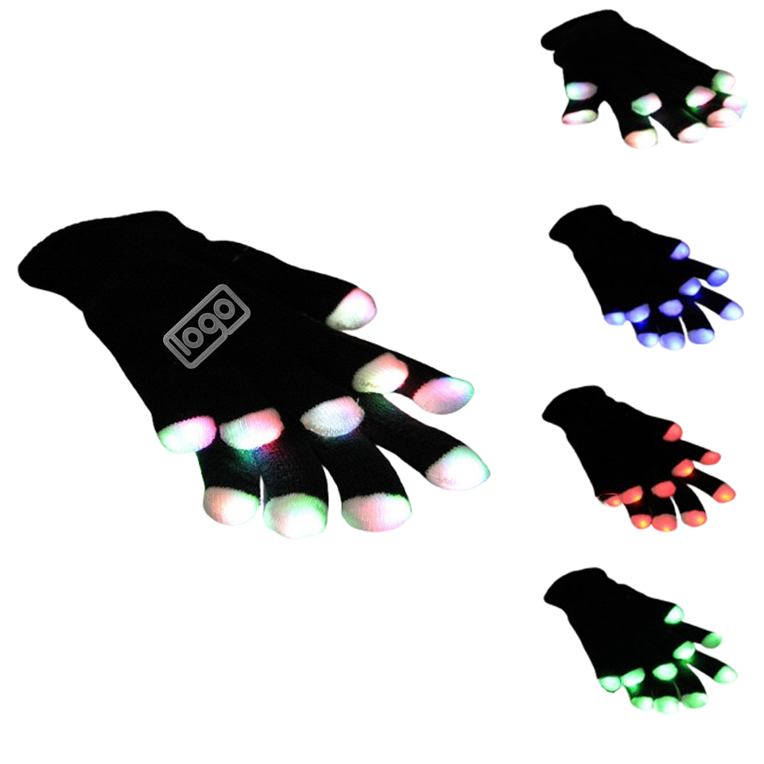 Led Light Up Gloves Flashing Luminous 1