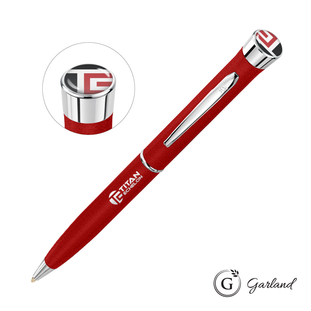 Garland® Tactical Custom Textured Twist Pen - Chrome 1
