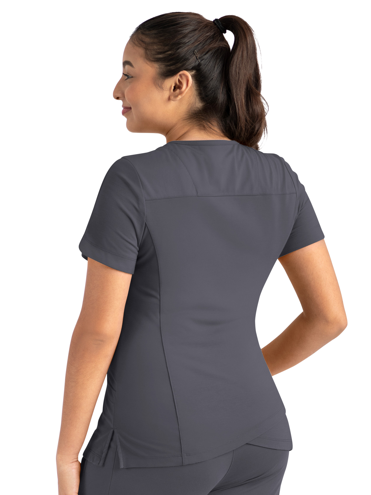 Maevn - Focus - Women's Two-Pocket Tulip-Neck Top 7