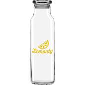 Glass Water Bottle w/ Lid 24 oz. 8