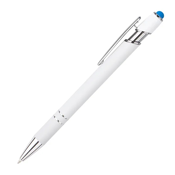 Full Color White Alpha Soft Touch Stylus Pen 6