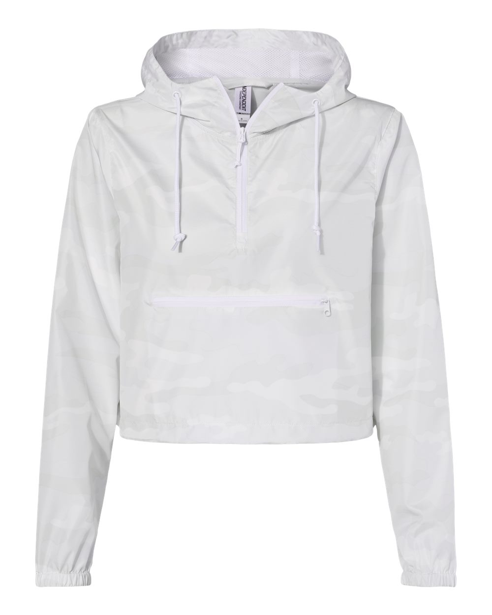 Women's Lightweight Quarter-Zip Pullover Crop Windbreaker - EXP64CRP 35