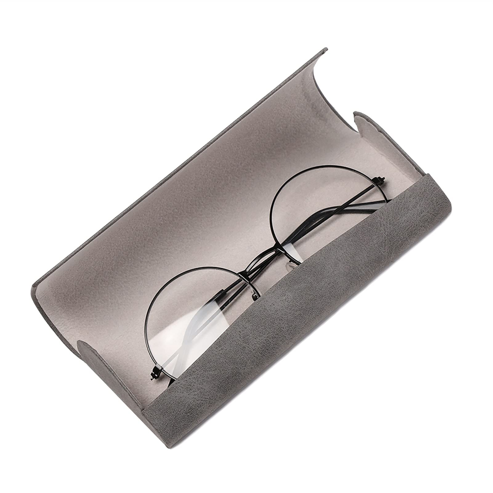 Color-Changing PU Eyeglass Case with Velvet Lining 6