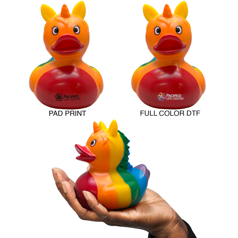Rainbow Unicorn Duck