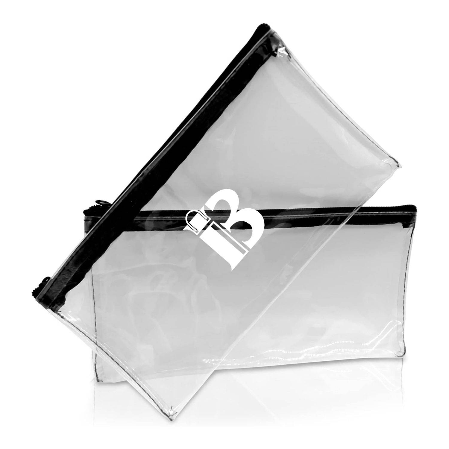 Transparent PVC Pencil Cases w/ Zipper