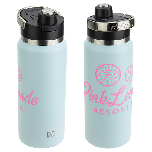 NAYAD® Traveler 26 oz Stainless Double-wall Vacuum Insulated Bottle with Twist-Top Spout 19