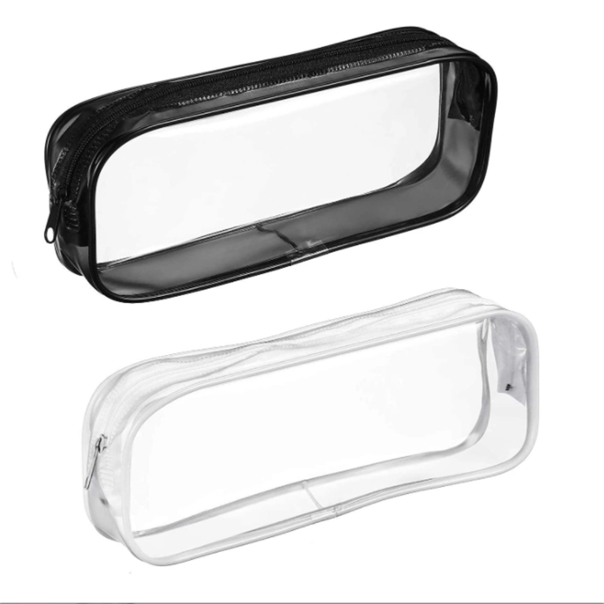 Clear Zipper Pen Pencil Case 3