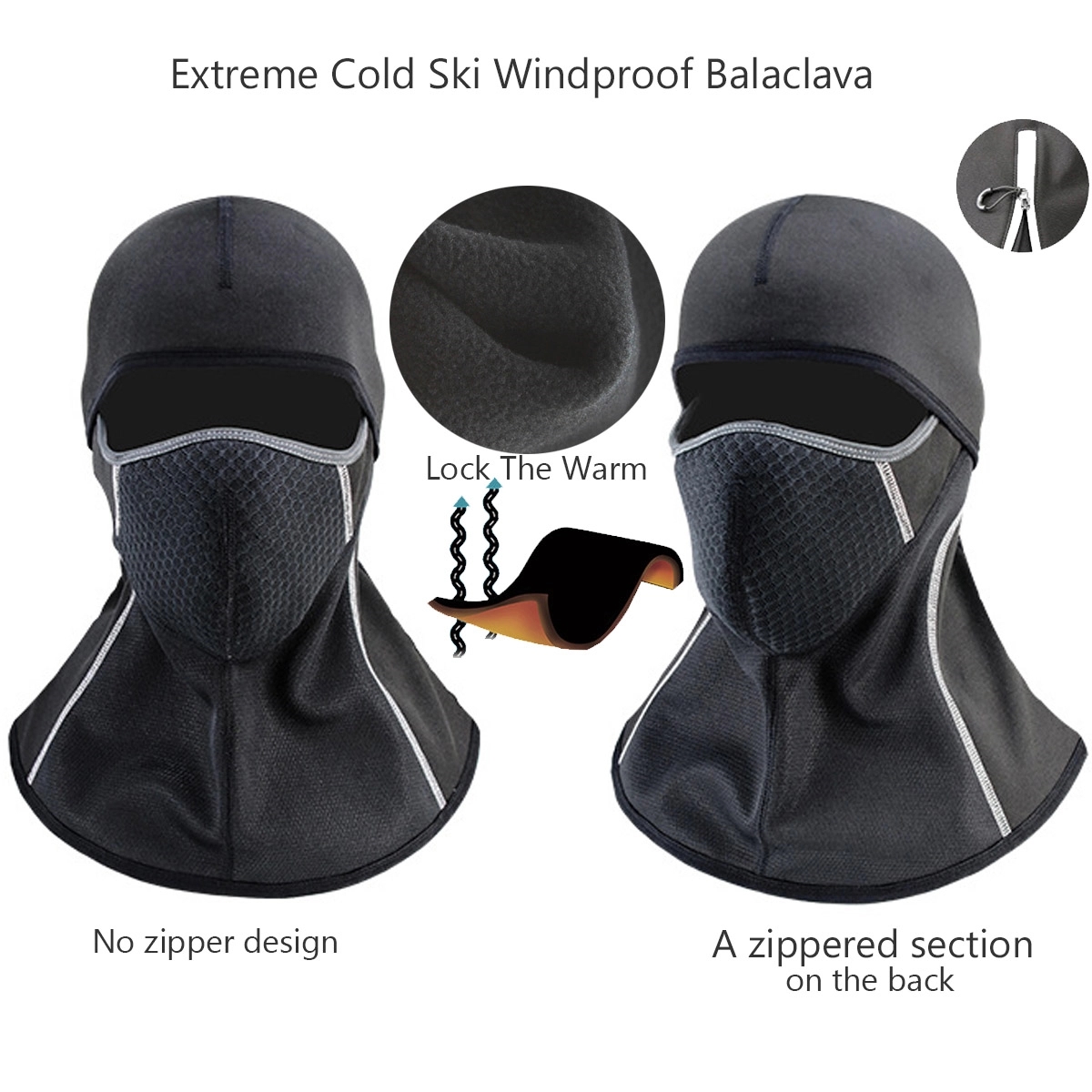 Windproof Balaclava Face Cycling Ski Mask 3
