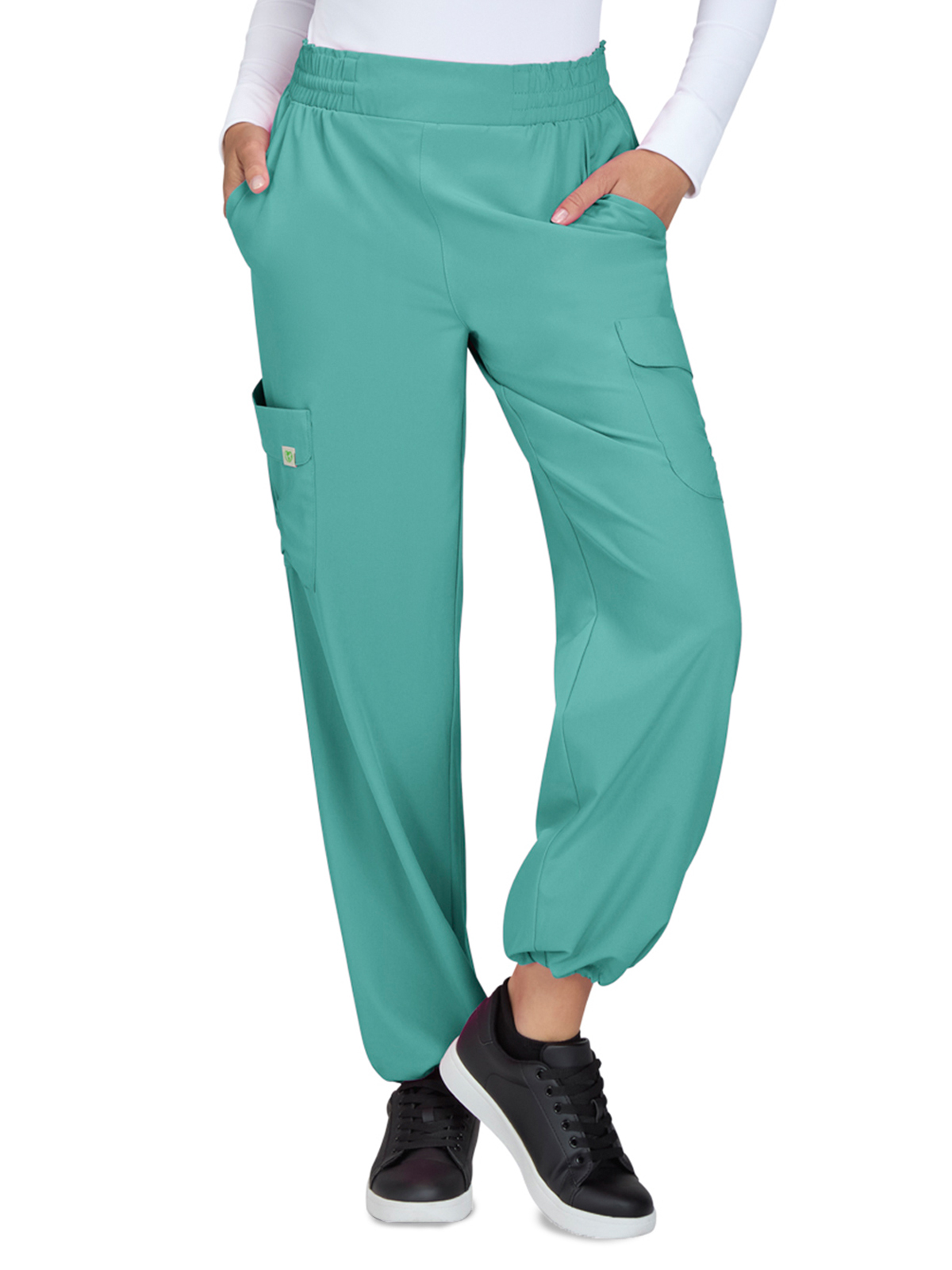 koi - Planet koi - Women's Six-Pocket Eco-Friendly Hidden Drawcord Ayla Pant