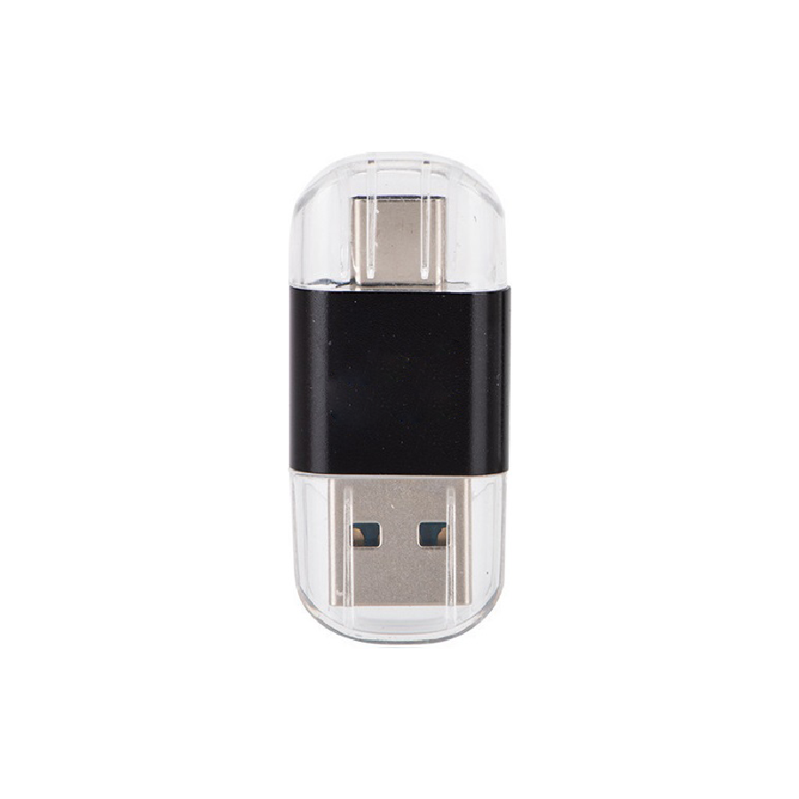 MicroSD Card Reader with Type-C and USB-A 21