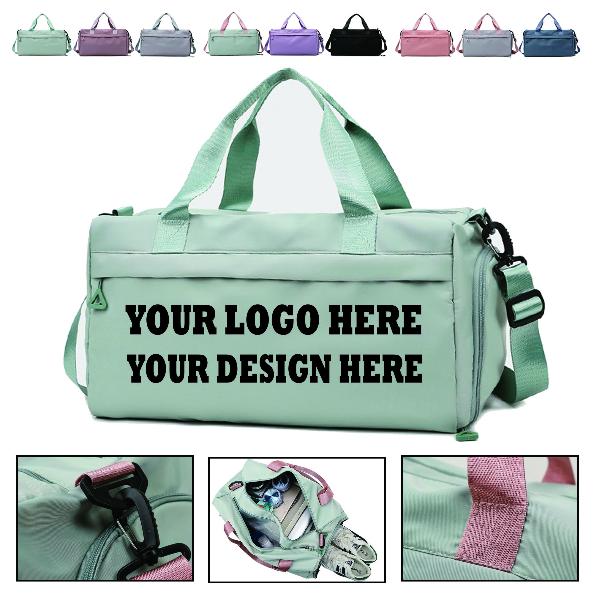 Durable Sports Tote Bag Full Color MOQ 50 3