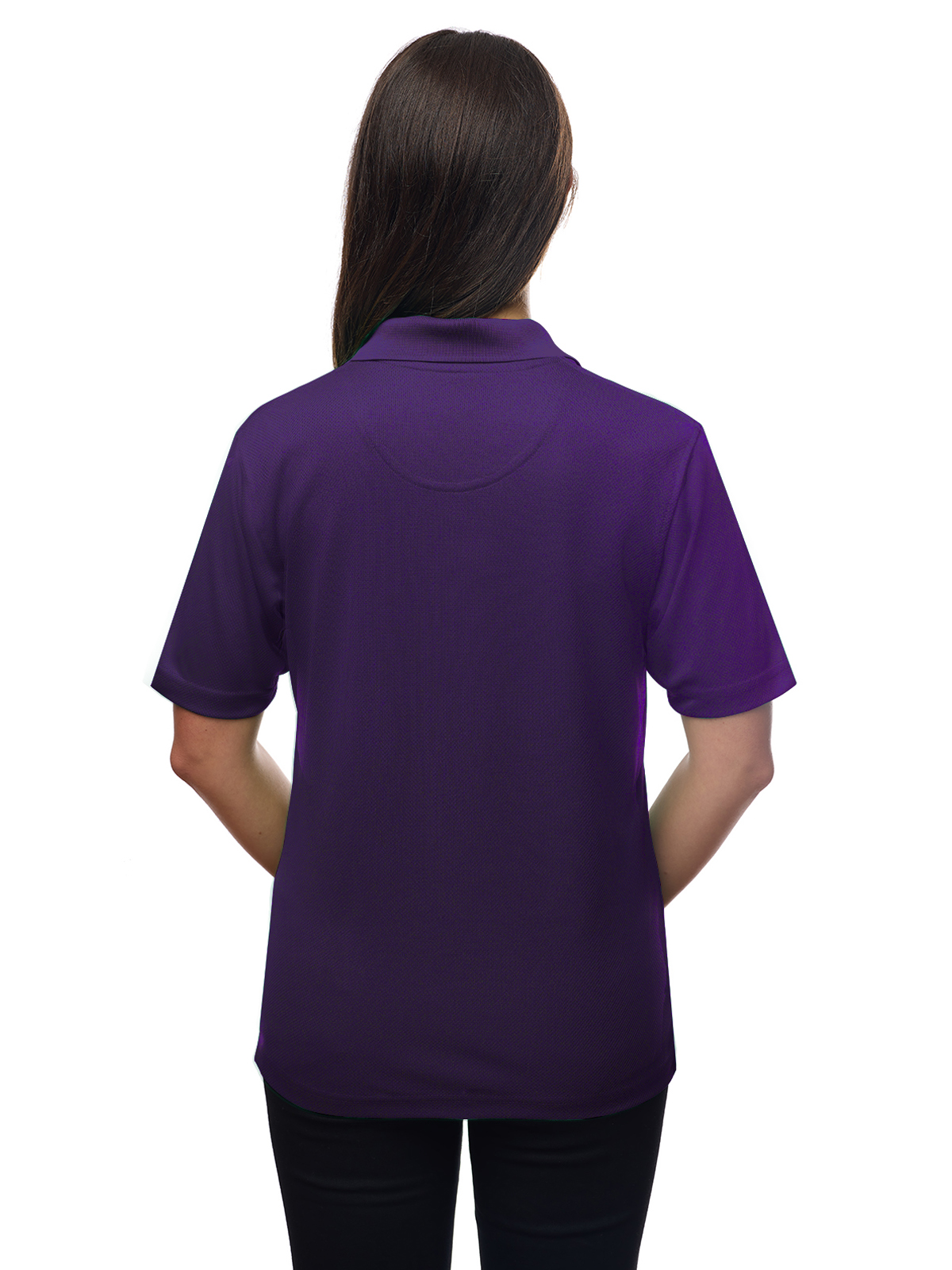 Blue Generation - Women's Pocketless Wicking V-Neck Polo 38