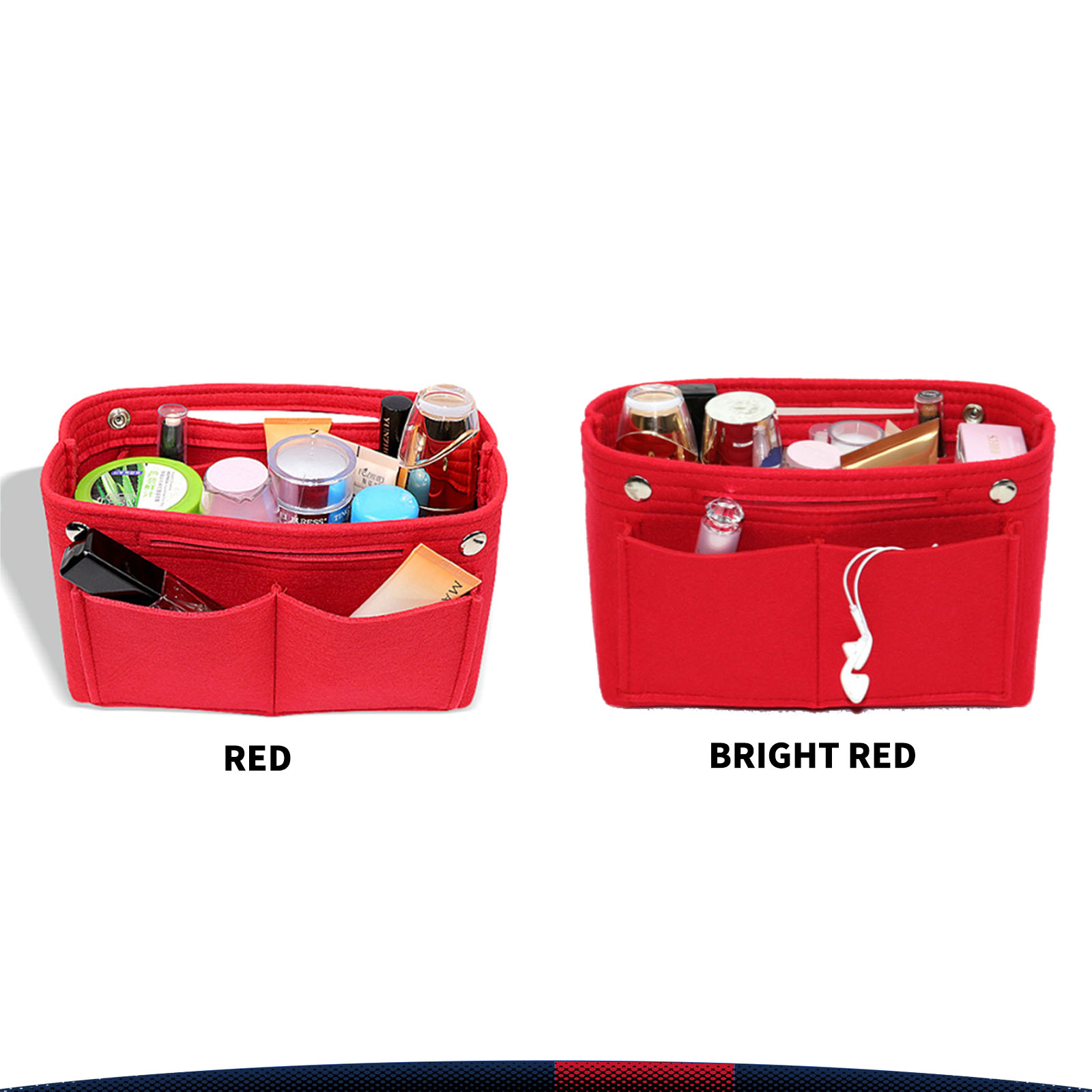 Cavina Felt Cosmetic Organizer 3