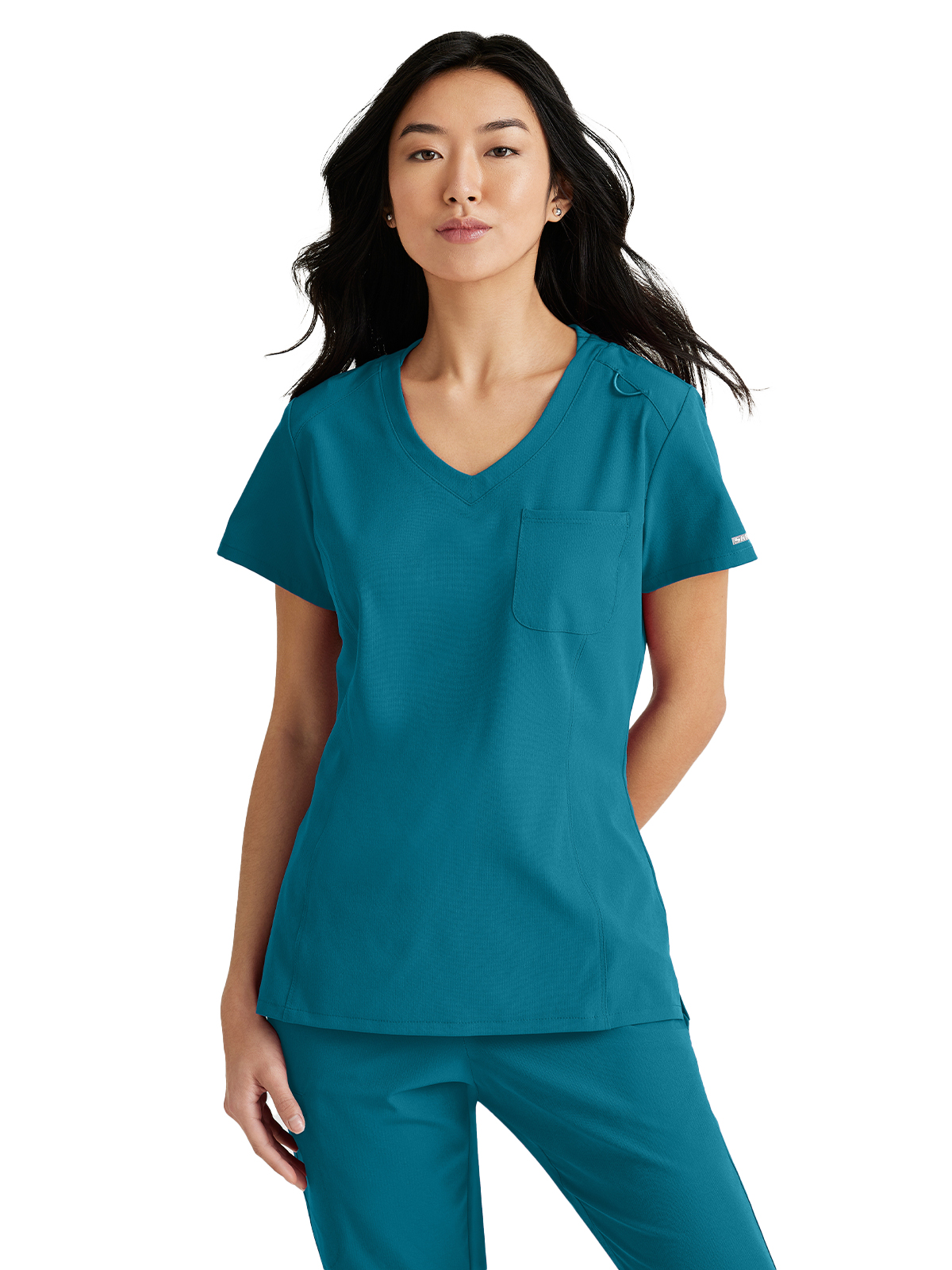 Skechers - Women's One-Pocket V-Neck Dignity Tuck-In Scrub Top 26