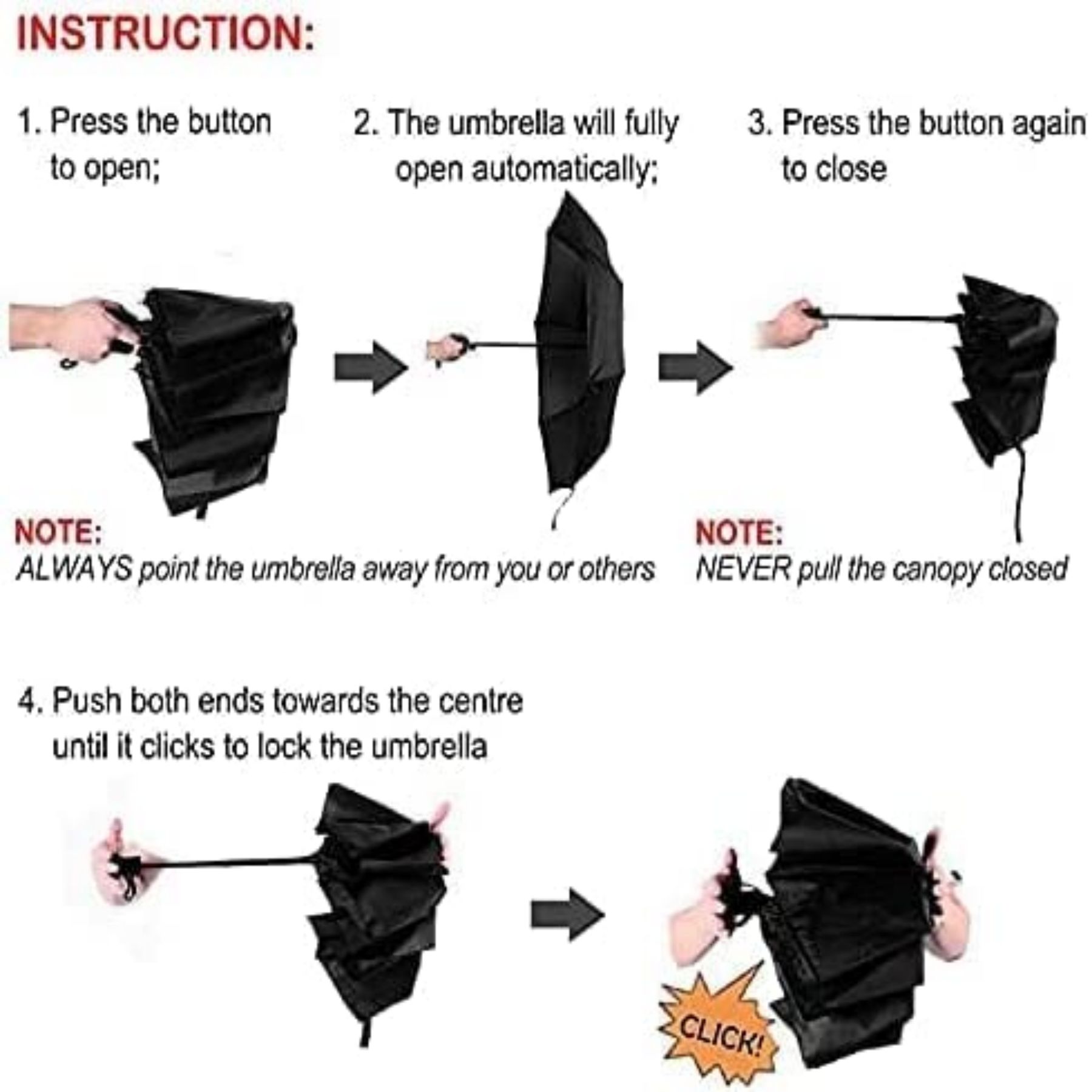 Automatic Folding Umbrella 5
