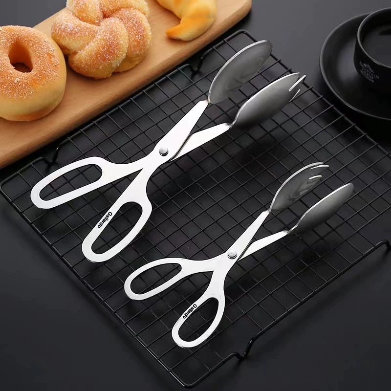 Salad Holder/Stainless Steel Flatware Bakery Clip 2