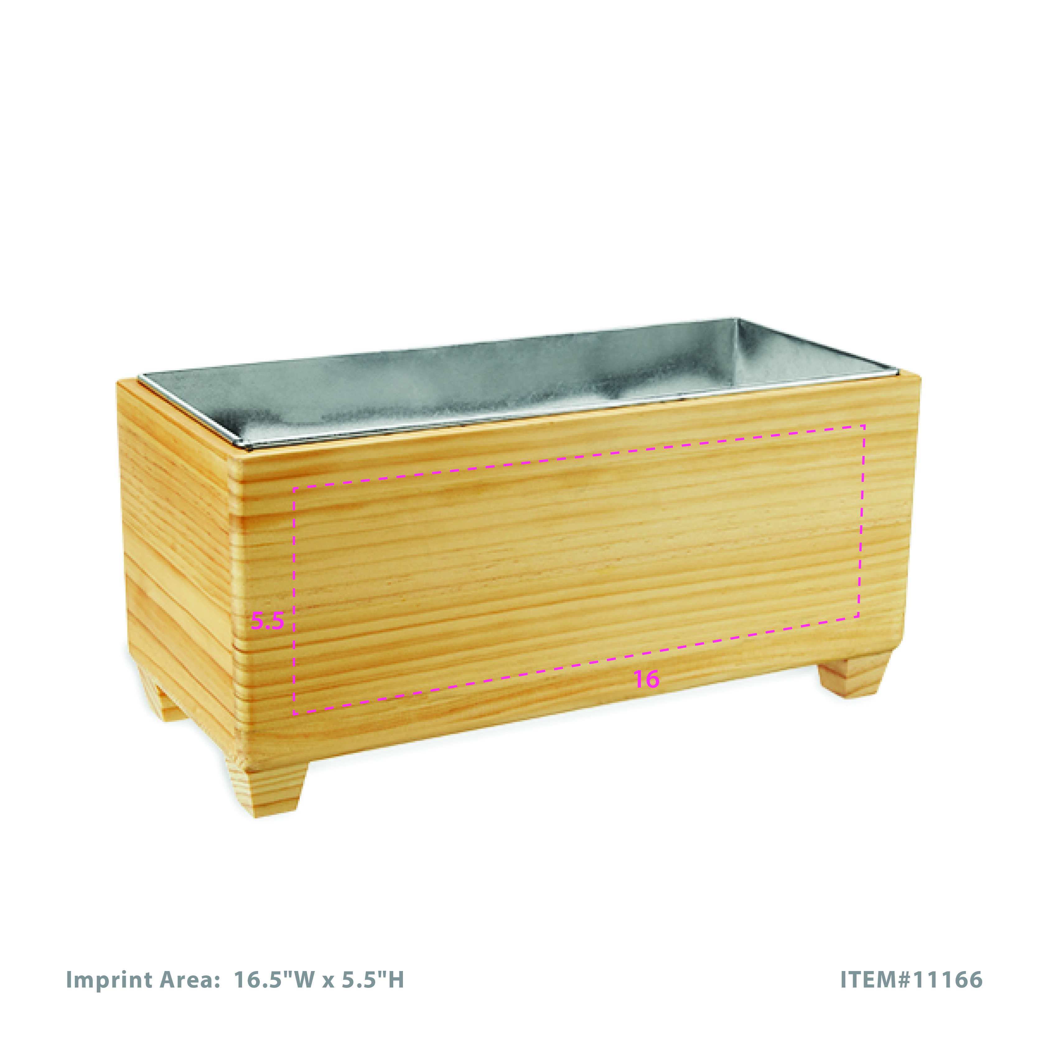 Twine Living® Wooden Beverage Tub 4