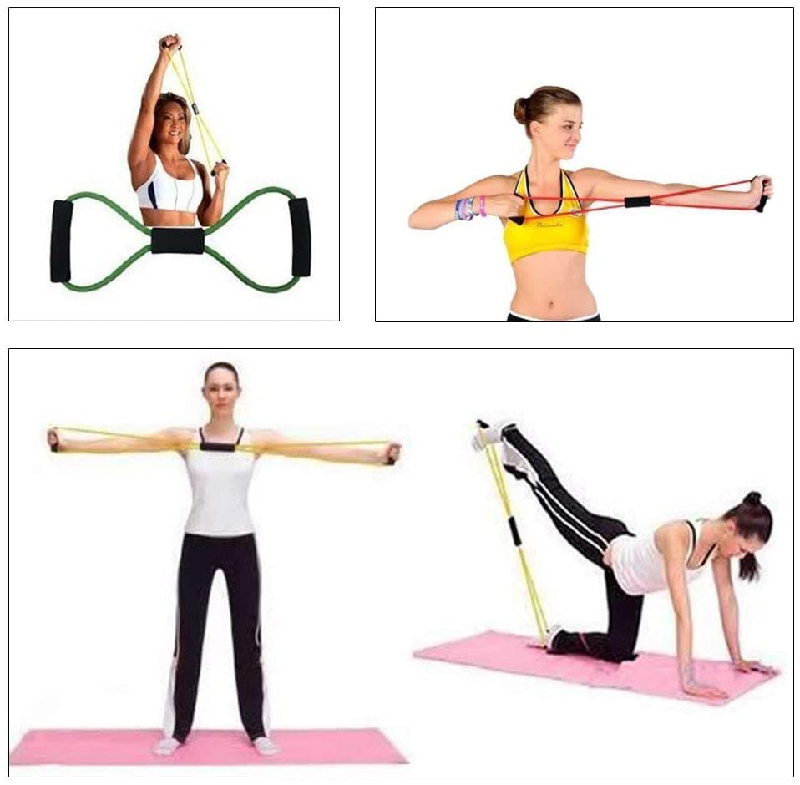 8 Shape Pull Rope Strength Training Fitness Resistance Loop Band 8