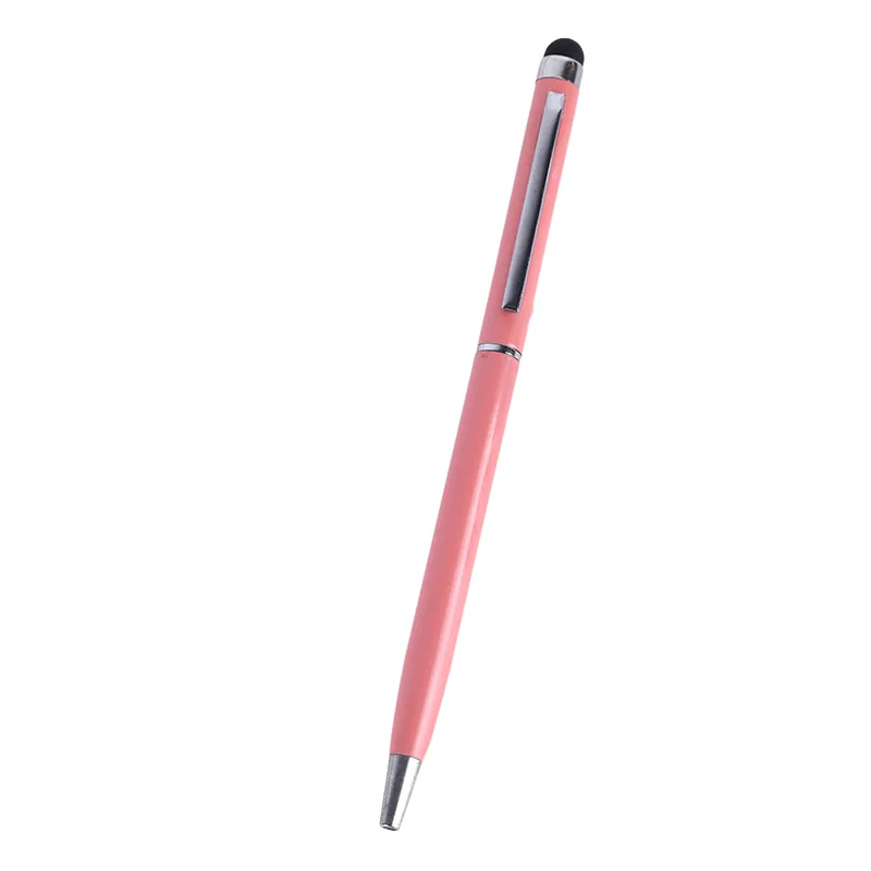 Click Metal Pen 5.3x0.3 Inch Durable Ballpoint with Stylus 7