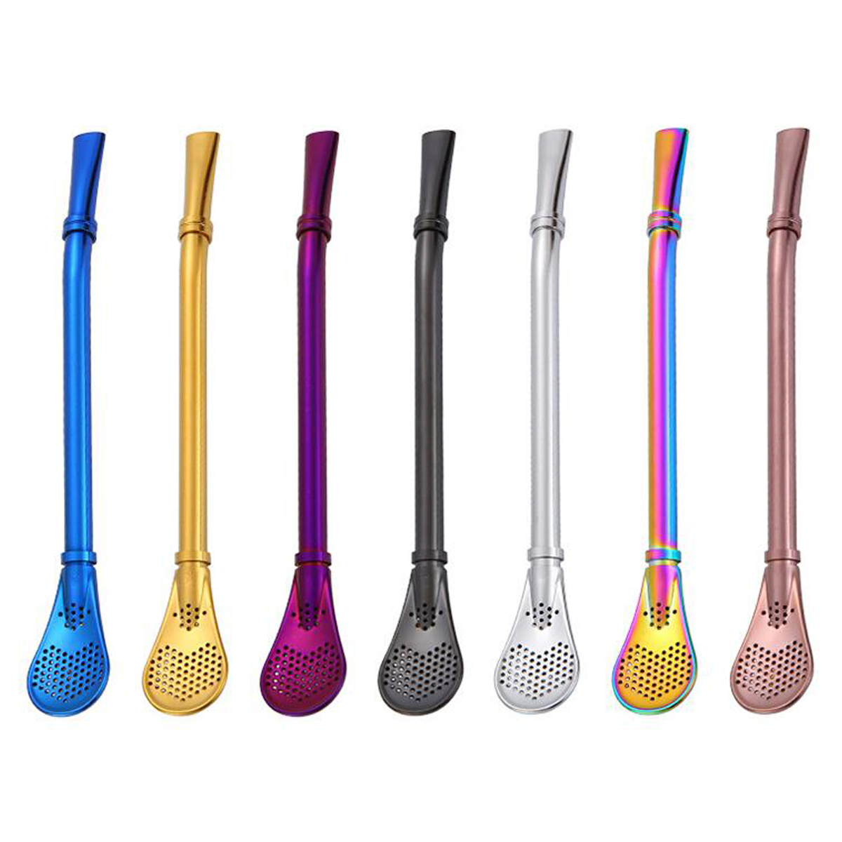 2 In 1 Creative Stainless Steel Coffee Straw 3