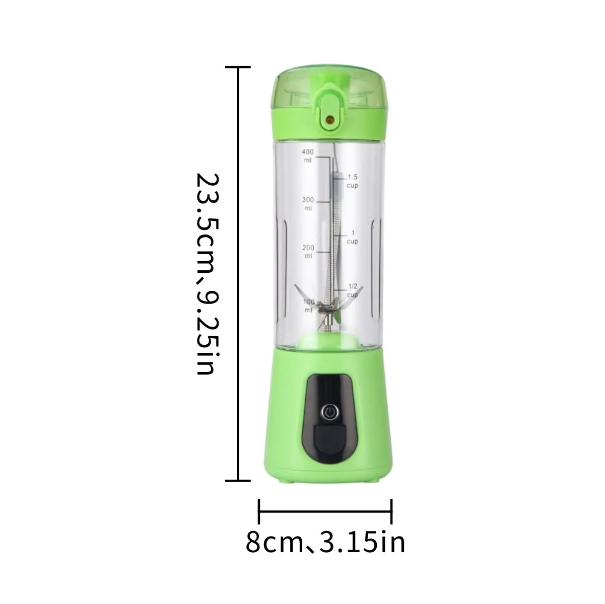 14 Oz. Electric Juice Blender Juicer Cup W/ Leak Proof Lid 3