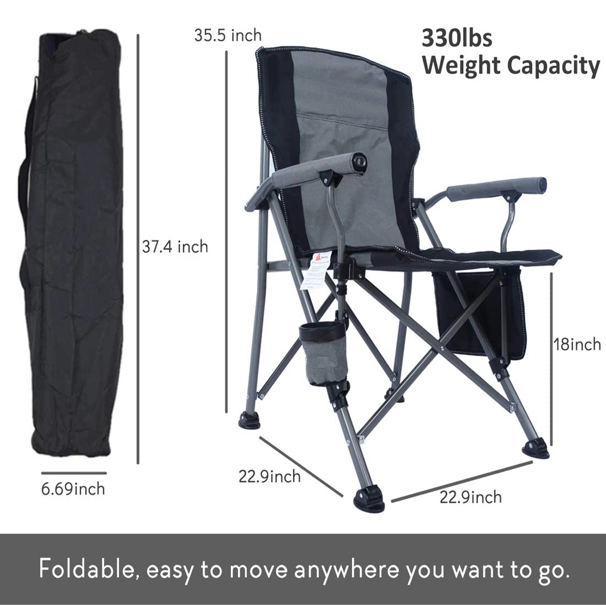 Folding Camping Fishing Chair 3