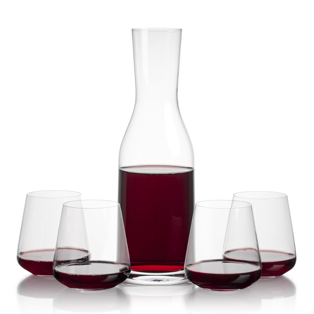 Caldmore Carafe & Breckland Stemless Wine 10