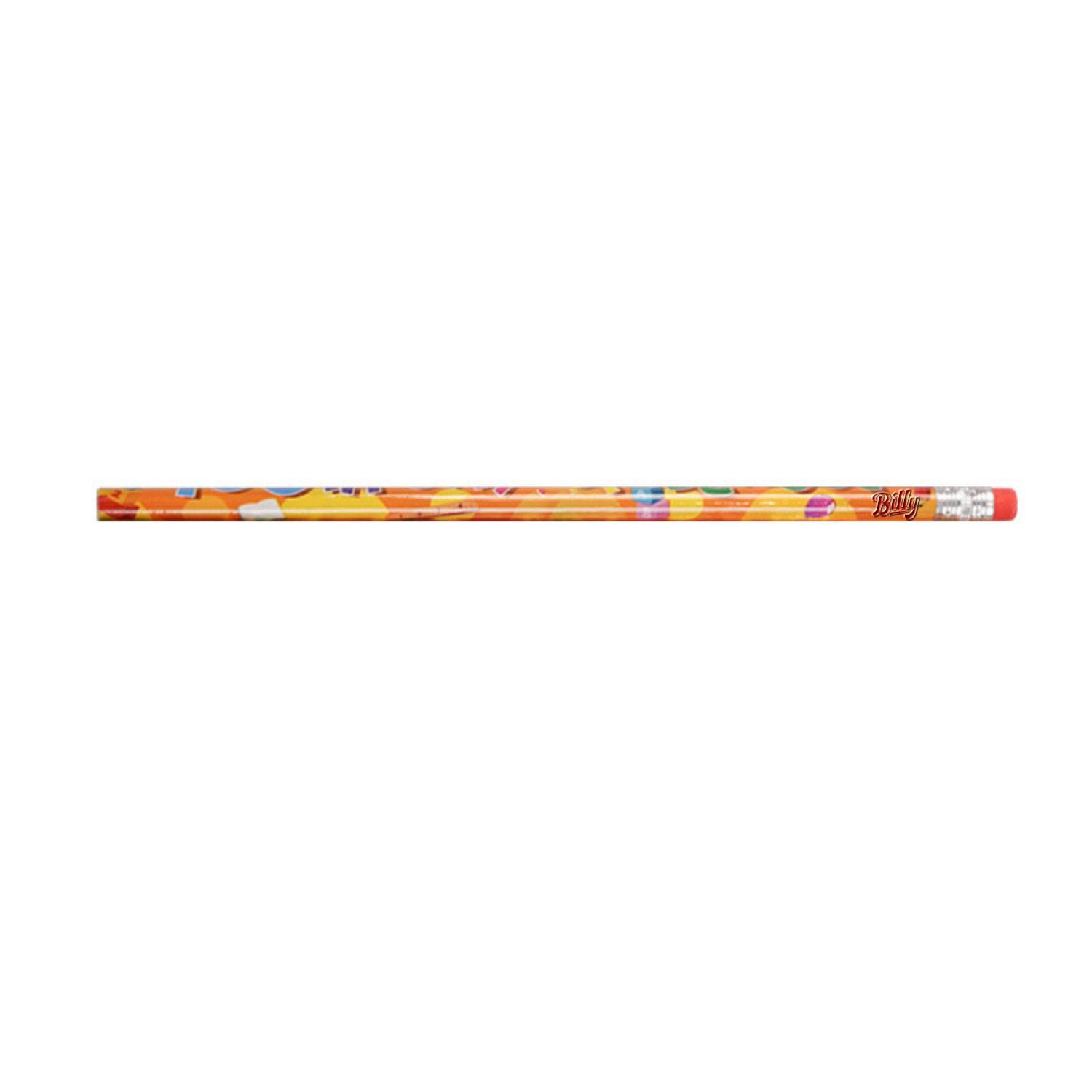 Cartoon HB Pencil with Eraser – Fun Stationery for Kids